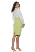 Fustă Fofy eleganta conica verde lime picture - 2
