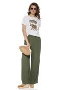 Tricou dama din bumbac premium pelicula aurie elefant safari summer 2026 picture - 3