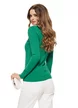 Pulover dama verde cu anchior din tricot premium supersoft