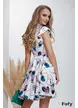 Rochie de vara Fofy stil camasa imprimeu estival