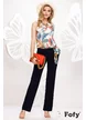 Salopetă eleganta Fofy de vara cu pantalon elastic si bust de voal