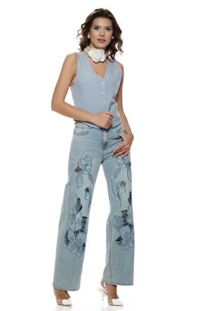 Vesta dama eleganta baby blue