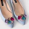 Balerini Piele Naturala Blue cu accesorii color detasabile Greta picture - 3