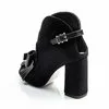 Botine dama decupate piele intoarsa cu funda Ruby