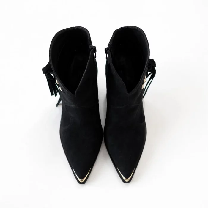 Ciocate Piele Naturala Negre Black Rebel picture - 5