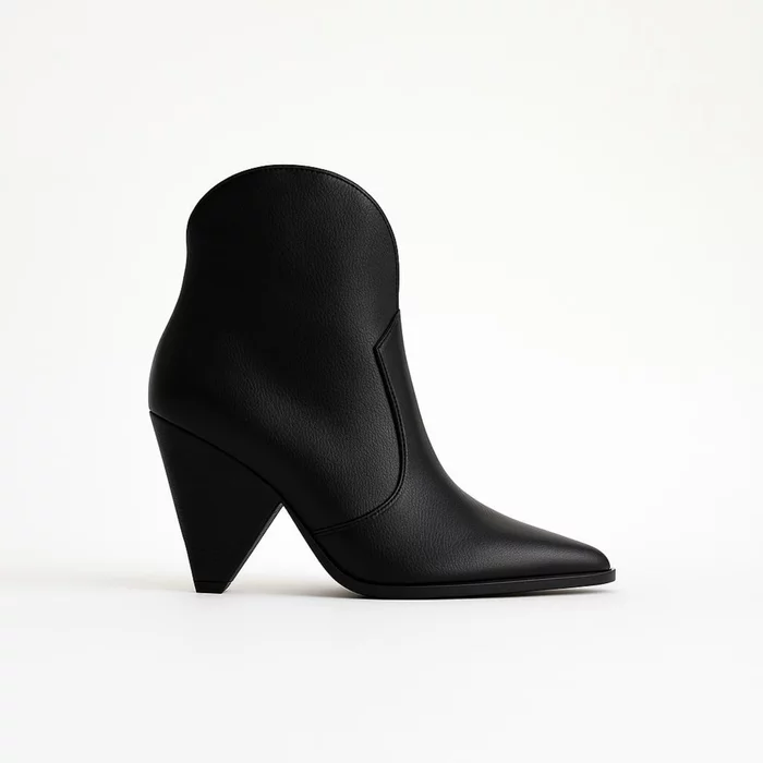 Cizme dama Negre din Piele Naturala Carola picture - 5