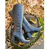 Cizme Piele Naturala neagra Como