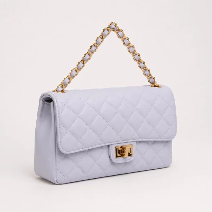 Geanta dama din Piele Naturala Blue Azzura picture - 3