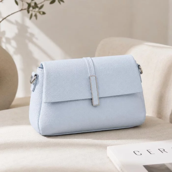 Geanta dama din Piele Naturala Blue Sunset picture - 3