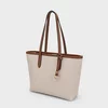 Geanta dama din Piele Naturala Crem cu Camel Aurelia picture - 4
