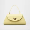Geanta dama din Piele Naturala Galben lemon Gia picture - 1