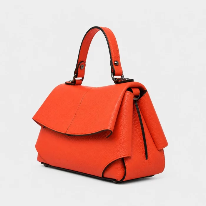 Geanta dama din Piele Naturala Orange Paola picture - 3