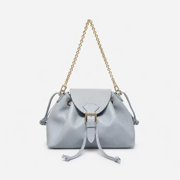 Geanta dama Piele Natural Blue Dalia