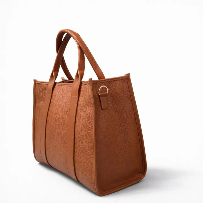 Geanta dama Piele Naturala bizon Maro cogniac Icon picture - 3