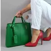 Geanta dama Piele Naturala Verde Adelina