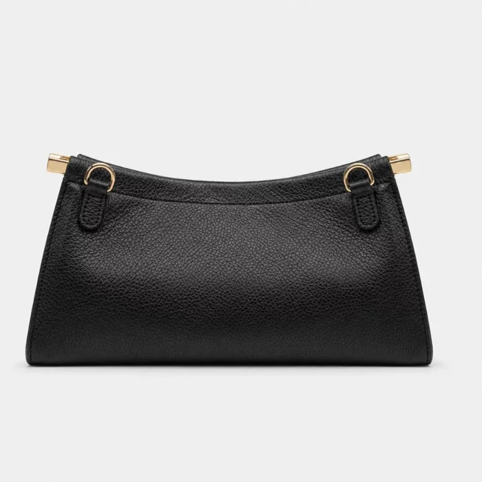 Geanta dama tip clutch din Piele Naturala Neagra Maestro picture - 4