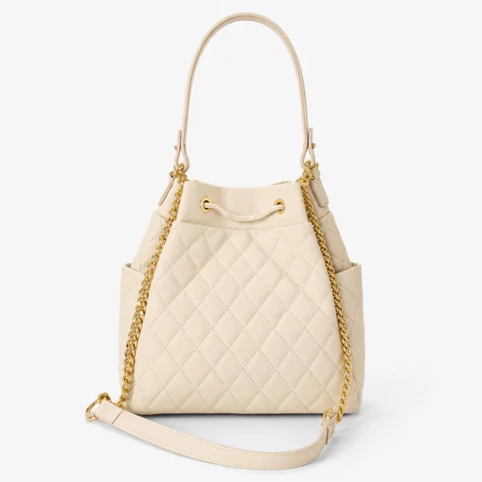 Geanta dama tip sac din Piele Naturala Bej Adoris picture - 3