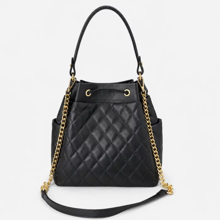 Geanta dama tip sac din Piele Naturala Neagra Adoris picture - 3
