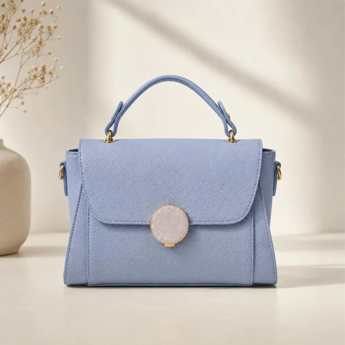 Geanta din Piele Naturala Blue Atelier picture - 4
