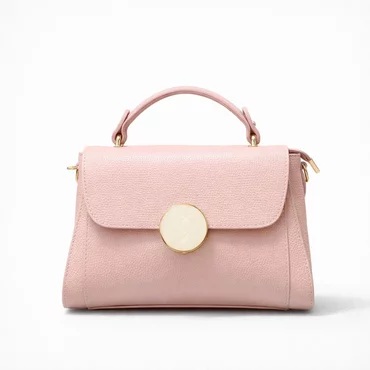 Geanta din Piele Naturala Roz Atelier