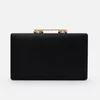Geantă Elegantă Capri Neagră cu Cristale Aurii – Clutch de Lux pentru Evenimente Speciale picture - 4