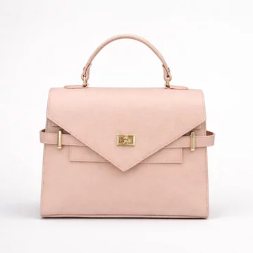 Geanta medie dama Piele Naturala Bej Solara