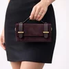Geanta mini din Piele Naturala velur Bordo Virelle picture - 1