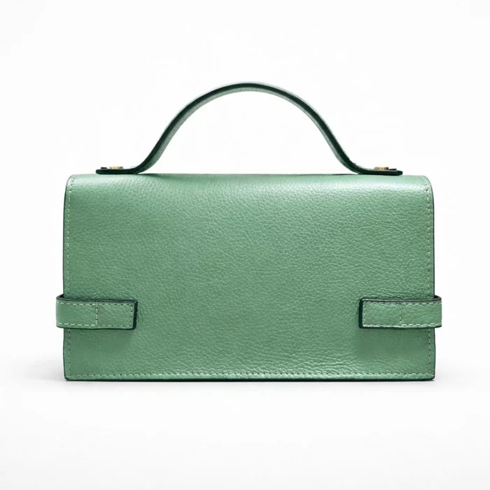 Geanta mini din Piele Naturala Verde Nova picture - 4
