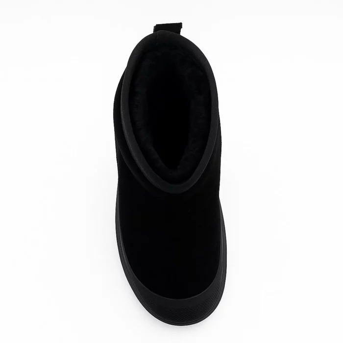 Ghete dama din Piele Naturala Negre Polar picture - 4