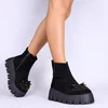 Ghete dama Piele Naturala Neagra Yun picture - 1