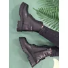Ghete Piele Naturala neagra 402