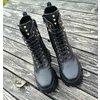 Ghete Piele Naturala neagra Bilbao