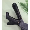 Ghete Piele Naturala neagra Granada Outlet