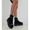 Ghete Piele Naturala neagra Xenia