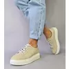 Pantofi casual Piele Naturala bej Poki