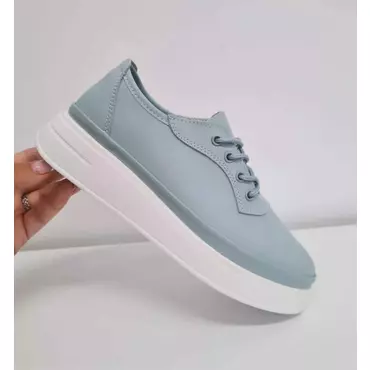 Pantofi casual Piele Naturala bleu Sofra