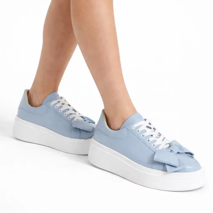 Pantofi casual Piele Naturala Blue Barni B picture - 2