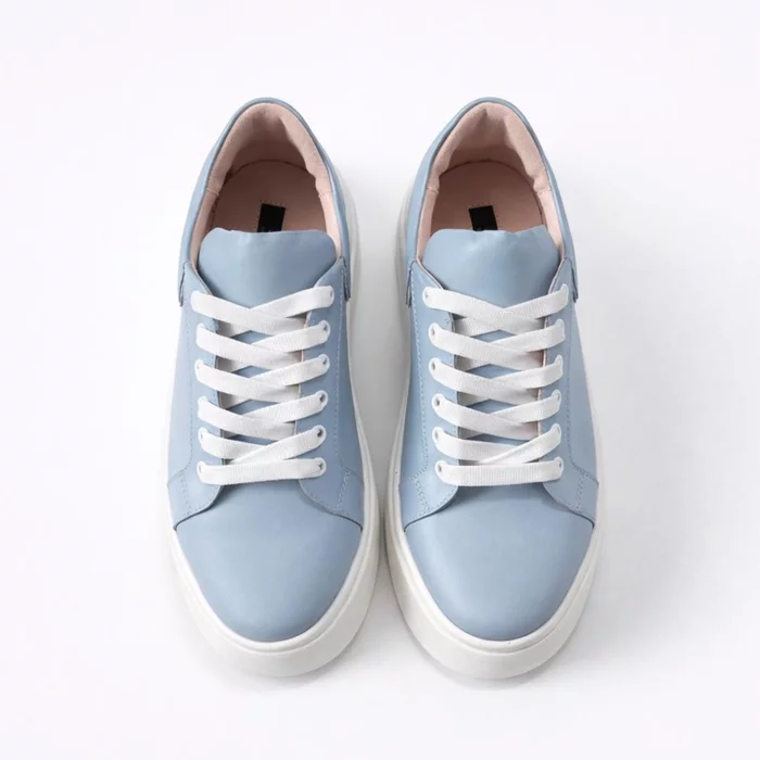 Pantofi casual Piele Naturala Blue Garkony Aeris picture - 4