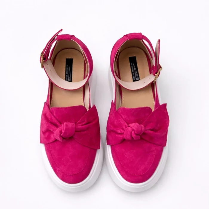 Pantofi casual Piele Naturala Fuxia Garkony Selene F picture - 3