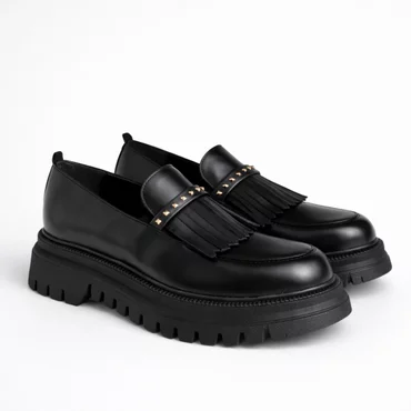 Pantofi casual Piele Naturala Negri Camaro