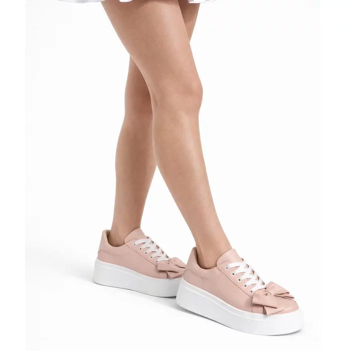 Pantofi casual Piele Naturala Nud roze Barni B picture - 6