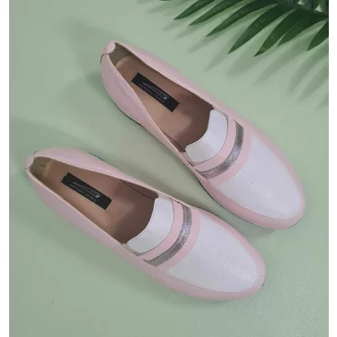 Pantofi casual Piele Naturala roz Klara