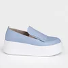 Pantofi casual platforma Piele Naturala Blue Fresh picture - 6