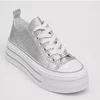 Pantofi casual sport piele eco Argintie Cloud picture - 6