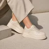 Pantofi casual sport Piele Naturala Bej Pale picture - 1