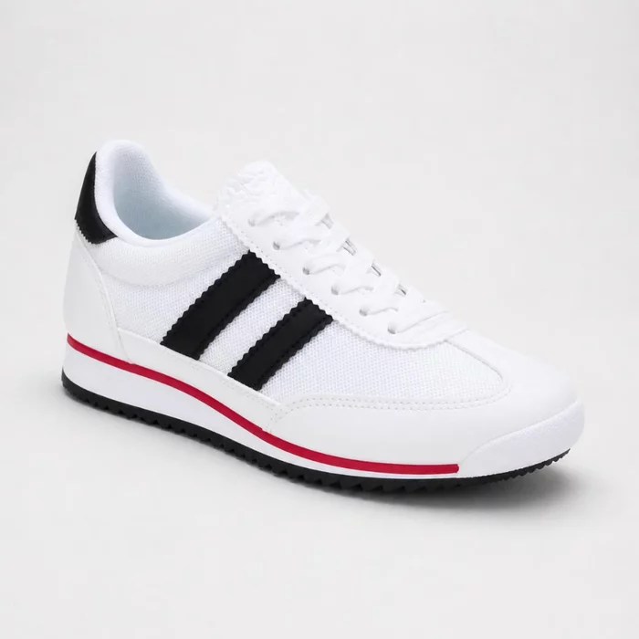 Pantofi casual sport textil albi Flex picture - 5