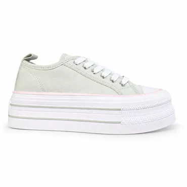 Pantofi casual sport textil Verde pal Cloud