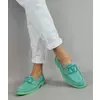 Pantofi dama casual Loafers Edena Verde Turcoaz