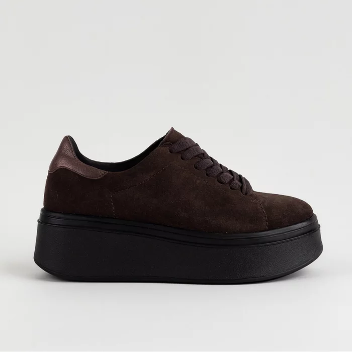 Pantofi dama casual Piele Naturala Maro ciocolata ChocoRise picture - 3