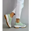 Pantofi dama casual sport Adelie verde crud